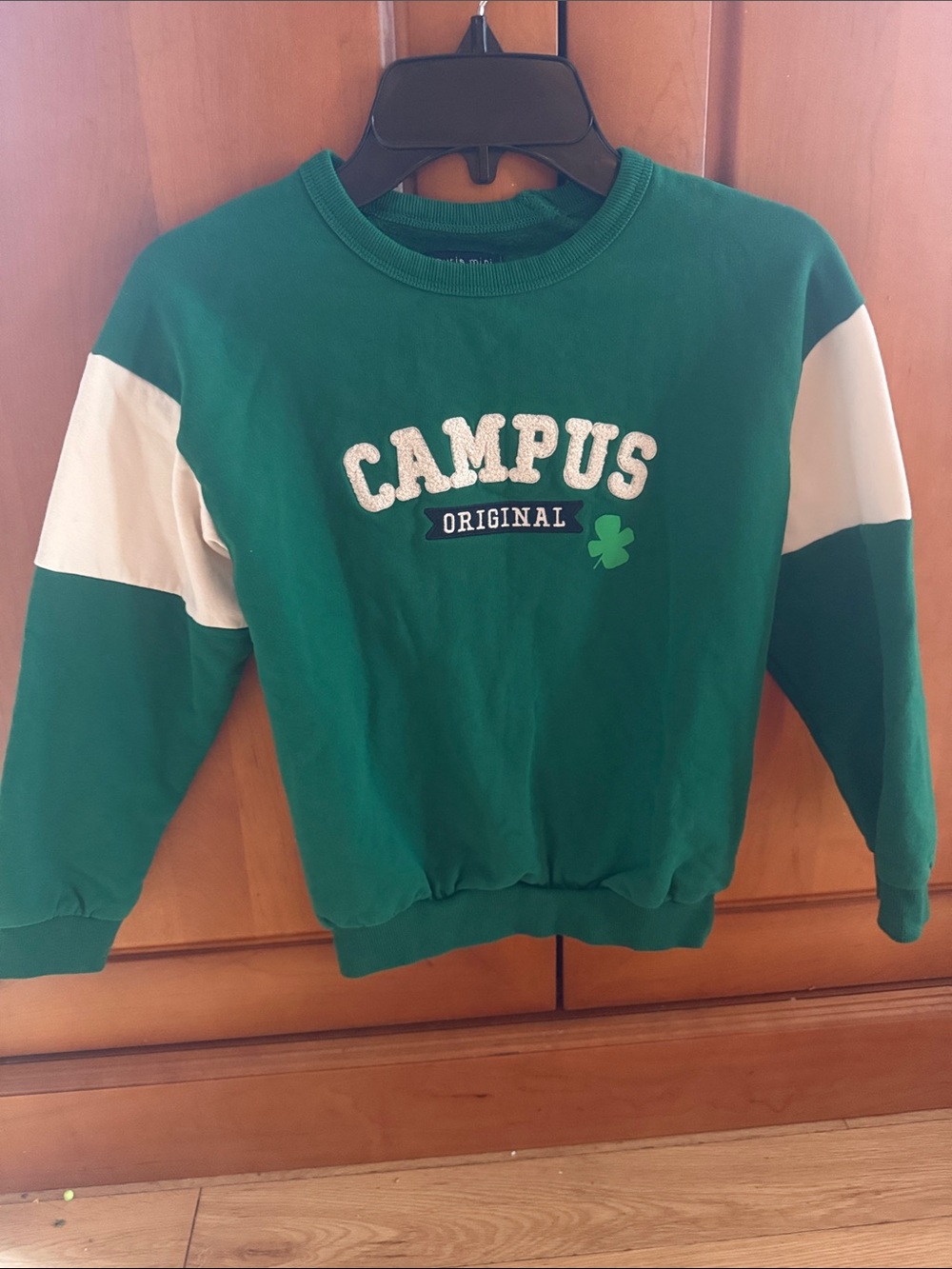 Unisex Campus Original Green Crewneck Sweater